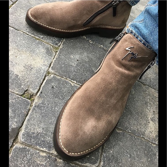 giuseppe zanotti • NEW • mens designer suede boots main image 7